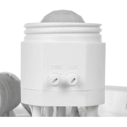 Plafoniera da soffitto con sensore di movimento led 15 watt luce bianca fredda 6500k accensione on off automatica risparmio energetico - enzoled