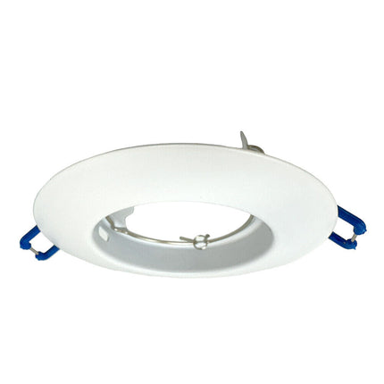 Porta faretto ad incasso fisso per cantrosoffitto supporto tondo per faretti lampada in alluminio - enzoled