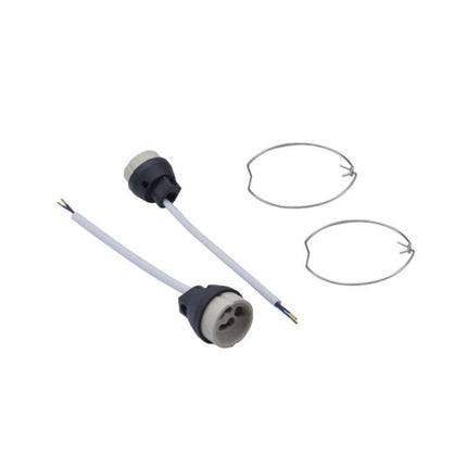 Portafaretto da incasso in gesso a scomparsa doppio diffusore rettangolare supporto per faretti gu10 e mr16 - enzoled