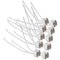 10 portalampada in ceramica per faretti attacco mr16 gu5.3 12v - enzoled