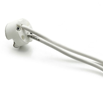 10 portalampada in ceramica per faretti attacco mr16 gu5.3 12v - enzoled