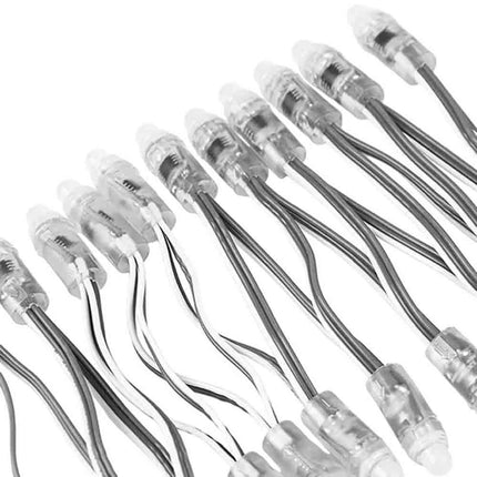 Punti luce luminosi 0,2 watt 50 pixel Led effetto cielo stellato ad incasso 12v mini faretto - enzoled