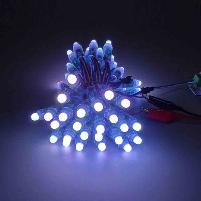 Punti luce luminosi 0,2 watt 50 pixel Led effetto cielo stellato ad incasso 12v mini faretto - enzoled