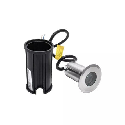 Faretto incasso segnapasso 1 led 1 watt calpestabile da esterno giardino 12V IP68 luce fredda calda naturale verde e blu - enzoled