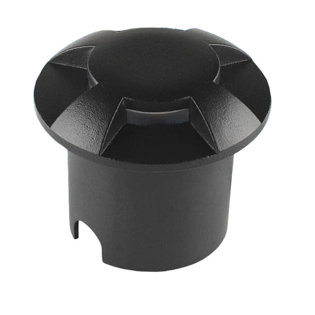 Faretto calpestabile a led 1 watt 3 fasci di luce lampada segnapassi carrabile per esterno vialetti giardino tenuta stagna IP67 luce fredda calda naturale - enzoled