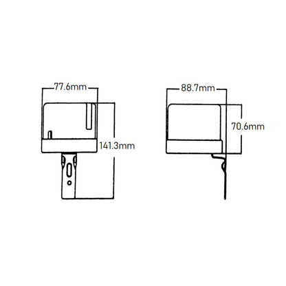 Sensore crepuscolare per lampade e faretti 25A per interno ed esterno protezione IP44 interruttore - enzoled