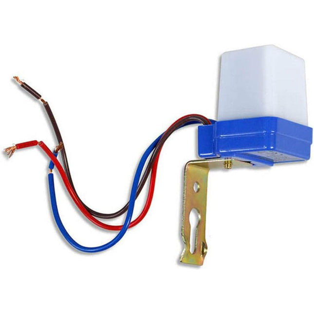 Sensore crepuscolare per lampade e faretti 6A per interno ed esterno protezione IP44 interruttore - enzoled
