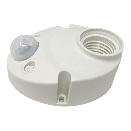 Sensore di movimento 360° Pir infrarossi con attacco E27 rilevatore di presenza per lampadine 60 watt - enzoled