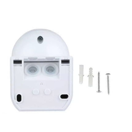 Sensore di movimento a infrarossi 800 watt regolazioni luce controllo per esterni 180° IP44 colore bianco - enzoled