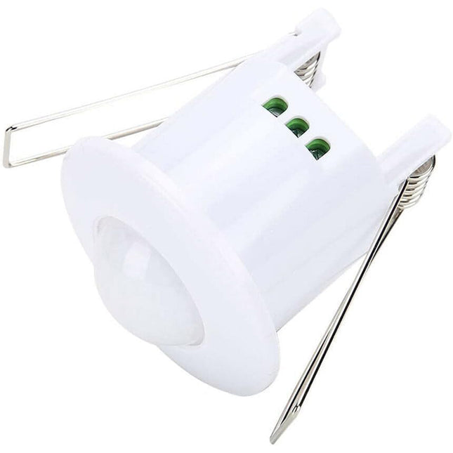 Sensore di movimento per fari lampade con rilevatore di movimenti ad incasso rileva presenza 360° - enzoled