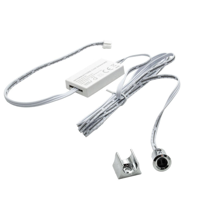 Sensore interruttore di movimento per luci strip led pulsante per mobili armadi sensori di accensione 12/24v - enzoled