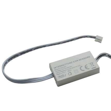 Sensore interruttore di movimento per luci strip led pulsante per mobili armadi sensori di accensione 12/24v - enzoled