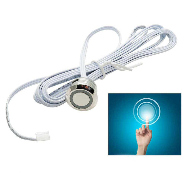 Sensore interruttore touch per luci strip led pulsante per mobili armadi sensori di accensione 12/24v - enzoled