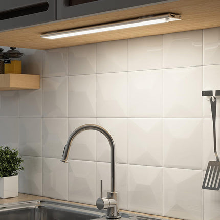 Lampada led da armadio ricaricabile usb sottopensile con sensore crepuscolare di movimento 3 watt - enzoled