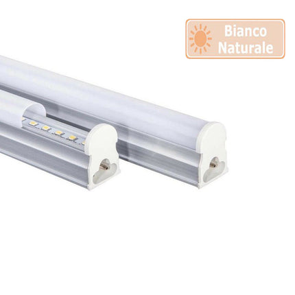 Sottopensile led plafoniera neon tubo 120 cm 24 watt reglette per mobili mensole ripiani luce fredda 6500k calda 3000k naturale 4000k - enzoled