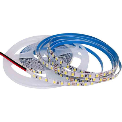 Striscia led 2835 strip bobina 10 metri 24 volt 1200 led smd luce fredda 6500k calda 3000k naturale 4000k ip20 - enzoled
