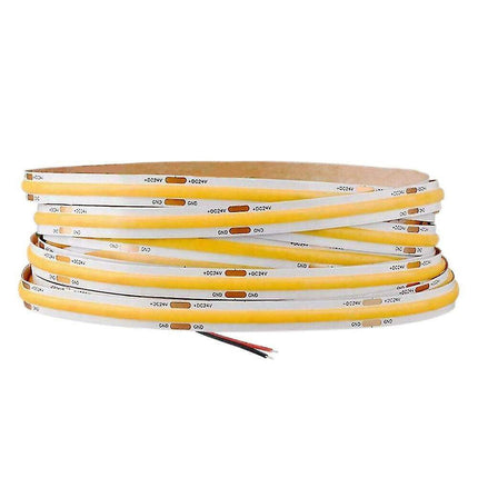 triscia led COB strip bobina 50 metri 24 volt led smd 600 watt illuminazione per interni soggiorno cucina camera da letto - enzoled