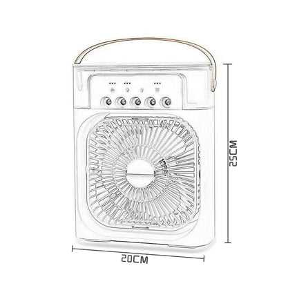 Ventilatore 3 velocità vaporizzatore profumatore luci enzoled